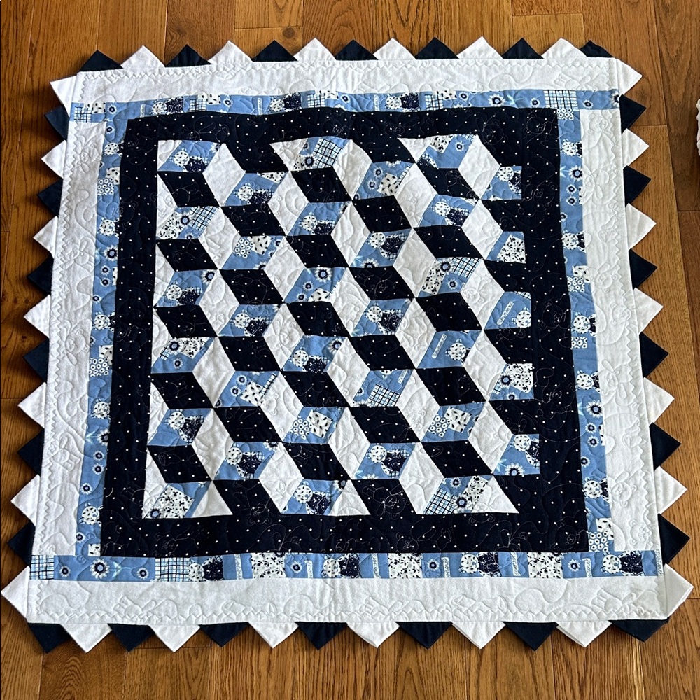 Quilt baby play mat handcrafted handmade